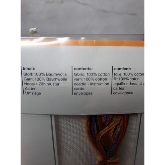 Lanarte Life Style Collection Cross Stitch Greeting Card Kit Babies Birth Cards - Picture 7 of 8